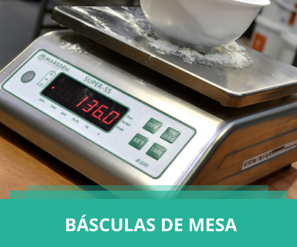 Básculas de mesa